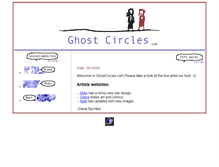 Tablet Screenshot of ghostcircles.com
